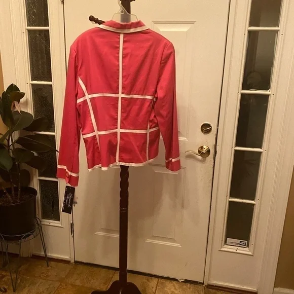 Vintage GIANCARLO FERRARI HOT PINK BLAZER SIZE 12P - Picture 9 of 11